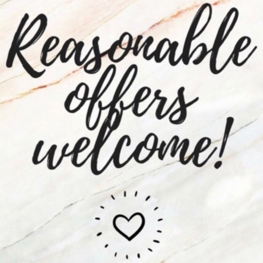 All reasonable offers will be considered.